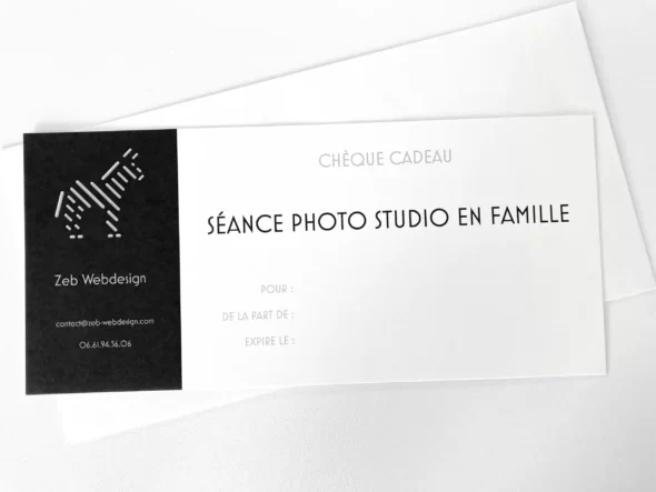 Carte Cadeau Séance Photo En Famille